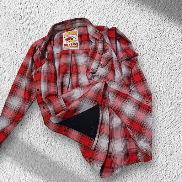 DIXXON Shirt Flannel NEW Clay Smith Pearl Snap Coastal Cowgirl Women’s Size S - Picture 5 of 9